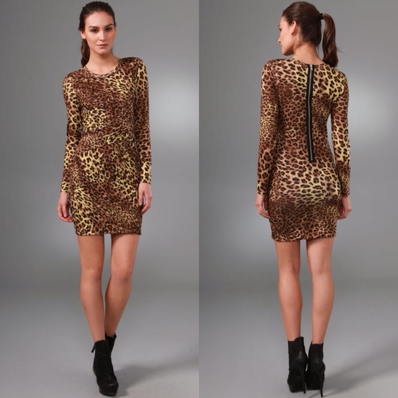 {Torn by Ronny Kobo} Tara Cheetah Dress - Picture 2 of 9